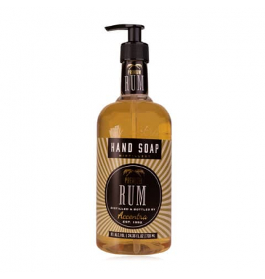 Fl&uuml;ssigseife 8160206 Rum, Rum, 720 ml, Pumpspender, Schnapsflaschen-Optik