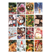 Weihnachtskarte  sortiert