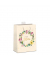 Geschenktasche 7513-2401-M, Ostern, mit Goldfolie veredelt,  Baumwollkordel & Eurolochvorrichtung, Blumenkranz, 180mm x 230mm