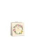 Geschenktasche 7513-2401-S, Ostern, mit Goldfolie veredelt,Baumwollkordel & Eurolochvorrichtung, Blumenkranz, 150mm x 150mm