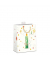 Geschenktasche 7549-2403-M, Kommunion, mit Tragekordel / Geschenkanh&auml;nger, Kerze / Blumen, 18cm x 23cm