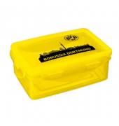 Brotdose, 16403000, schwarz/gelb, Borussia Dortmund, 2er Set, 0,8 - 1,1 L