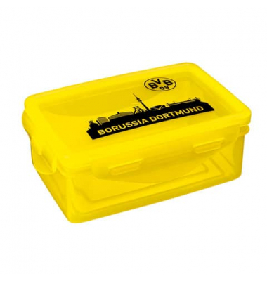 Brotdose, 16403000, schwarz/gelb, Borussia Dortmund, 2er Set, 0,8 - 1,1 L
