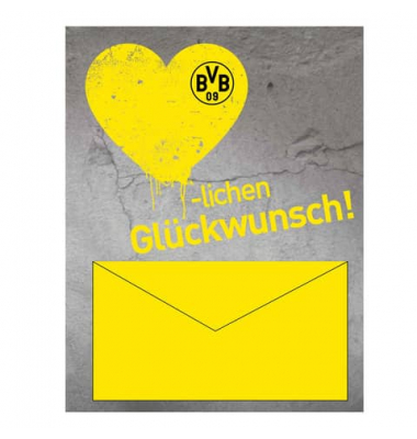 Gl&uuml;ckwunschkarten 16501000 115mm x 165mm (BxH)
