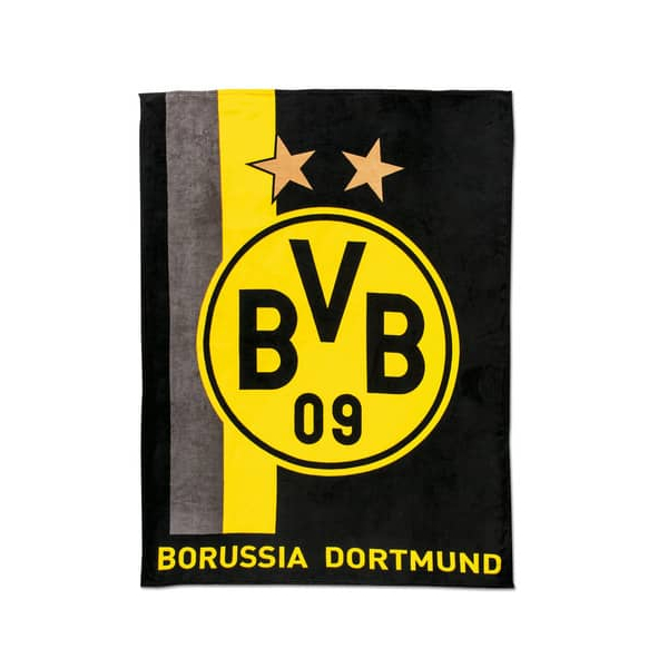4026649154368 - Fleecedecke m Streifenmuster 4026649154368 BVB 4026649154368 - Fleecedecke m Streifenmuster 4026649154368 BVB