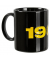 Tasse schwarz/gelb 23700600