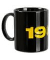 Tasse schwarz/gelb 23700600