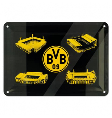 Blechschild Stadion