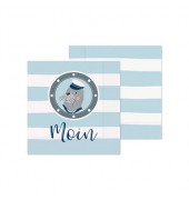 Motivserviette 33x33cm Meeresfreunde