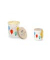 Duftkerze 651239 Happy Birthday bunt 7x7x8,5cm ca. 30 Stunden Brenndauer