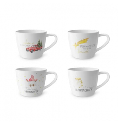 Kaffeebecher Love Xmas sortiert