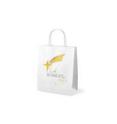 Geschenktasche 991172, Weihnachten, gedrehte Papierkordel, Stern mit Schweif, 180mm x 220mm