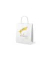 Geschenktasche 991172, Weihnachten, gedrehte Papierkordel, Stern mit Schweif, 180mm x 220mm