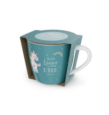 Kaffeebecher Maxi Zoofreunde Unicorn