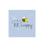 Motivserviette 33x33cm Biene
