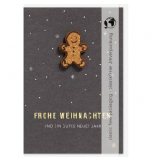 D.T.Weihnachtskarte Moments Coll. Kork