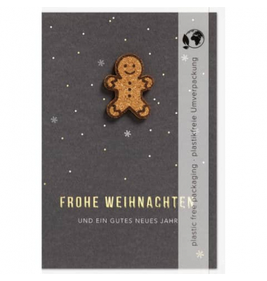 D.T.Weihnachtskarte Moments Coll. Kork