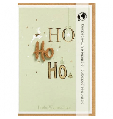 Weihnachtskarte Moments Collection Kork