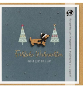 D.T.Weihnachtskarte Moments Coll. Kork