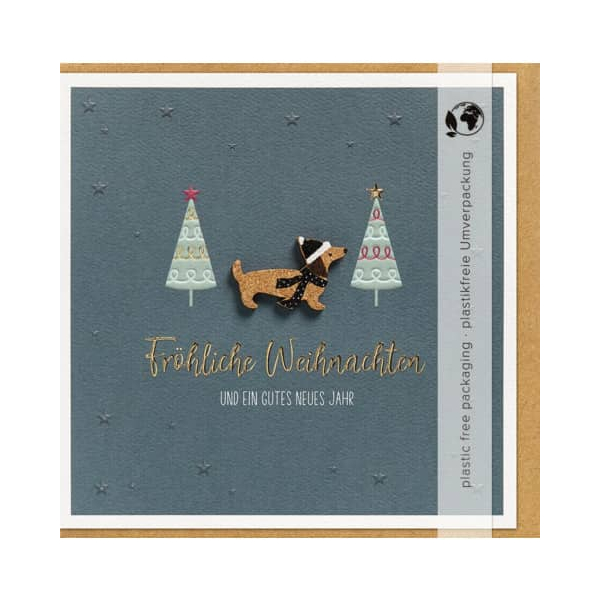 3 Stück Perleberg D.T.Weihnachtskarte Moments Coll. Kork 4027421720702 Perleberg