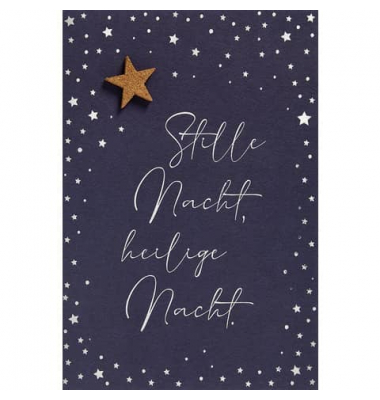 Weihnachtskarte Moments Collection Kork