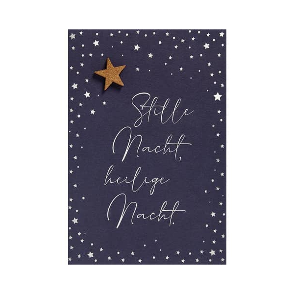 3 Stück Perleberg Weihnachtskarte Moments Collection Kork 4027421721808 Perleberg