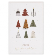 Weihnachtskarte Moments Collection Kork