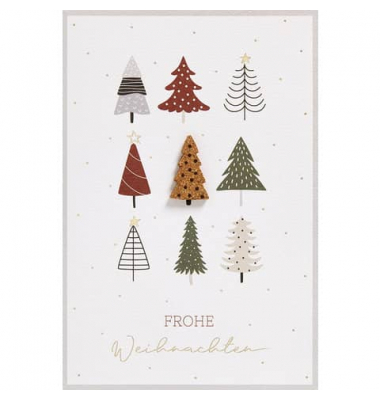 Weihnachtskarte Moments Collection Kork