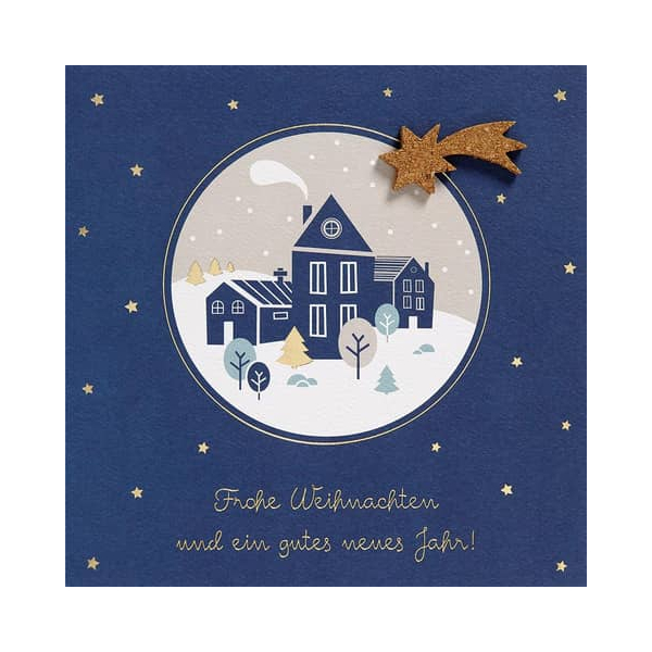 3 Stück Perleberg D.T.Weihnachtskarte Moments Coll. Kork 4027421721822 Perleberg