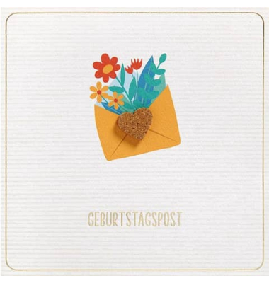 Geburtstagskarten 7842035-2 150mm x 150mm (BxH) bunt