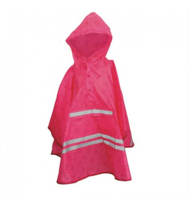 Regenponcho, pink, Größe Einheitsgröße
