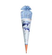 Schultüte 70cm Delfin Duo