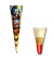 Schultüte 85cm Feuerwehrmann Silbertüll