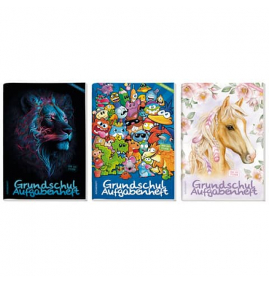 Hausaufgabenheft 8327-0, A5, 70g, bunt