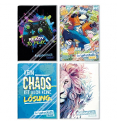 Hausaufgabenheft 8359-7, A5, 80g, bunt