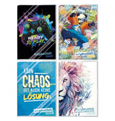 Hausaufgabenheft 8359-7 Smart / keine, A5, 80g, bunt, 56 Blatt / 112 Seiten