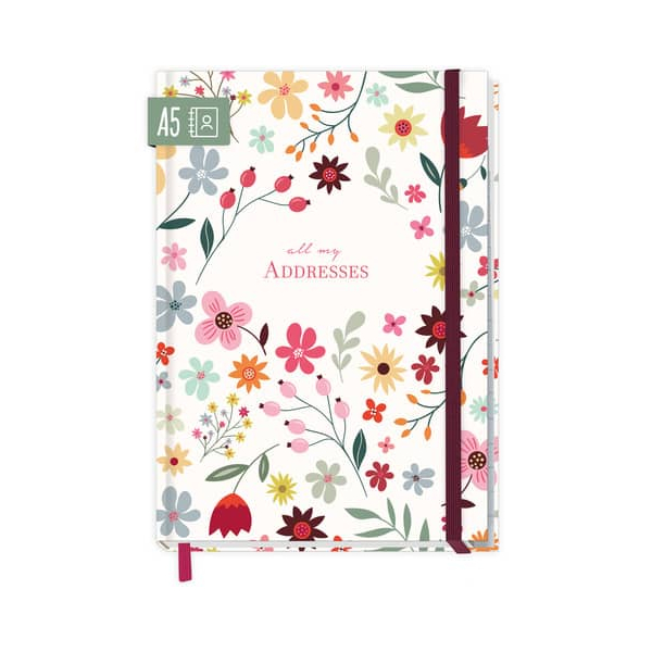 6 Stück PAPER und YOU Adressbuch A5 sortiert 4029357084057 PAPER&YOU