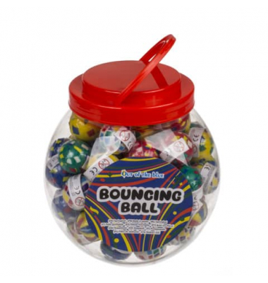Gummispringball Colours sortiert