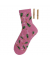 Socken in Dose Prosecco pink
