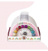 Klebeband Good Feelings 960856, 25mm x 1m, farbig sortiert Glitter