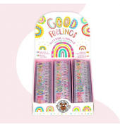 Lineal Good feelings Glitzer 16cm
