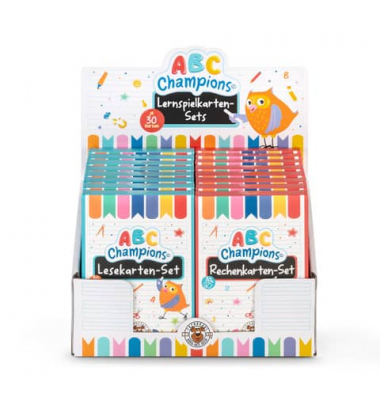 Lernspiel mit Karten ABC CHAMPIONS sort.
