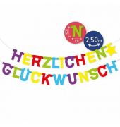 Girlande Papier BIRTHDAY FUN
