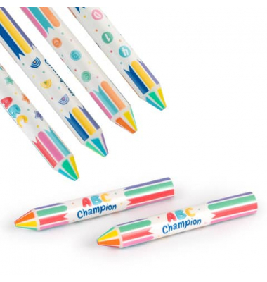 Radierstift Jumbo ABC CHAMPIONS sortiert