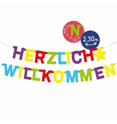 Girlande Papier BIRTHDAY FUN