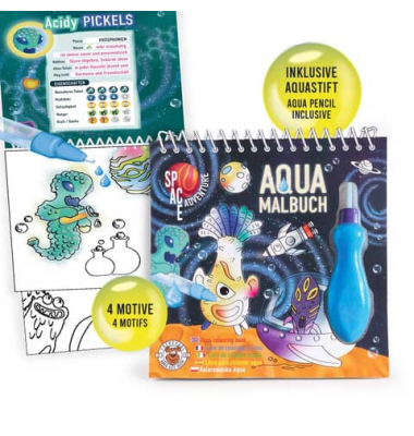 Malbuch Aqua mit Stift