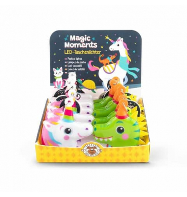 Weihn. Taschenlampe Magic Moments sort.