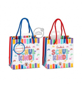 Geschenktasche 962799, Schuleinführung, geflochtenen Nylonschnüren , Geschenkanhänger, für Schulkind, 125mm x 124mm