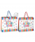 Geschenktasche 962812 ABC Champions, Schuleinführung, geflochtenen Nylonschnüren,Geschenkanhänger, für Schulkind, 355mm x 305mm