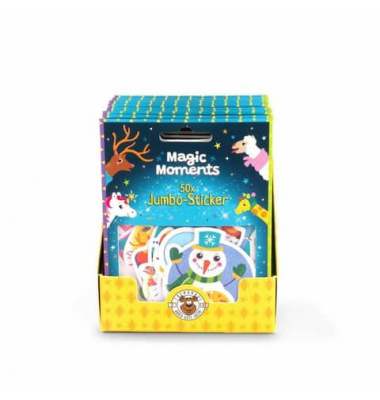 Weihnachtsetikett Jumbo Magic Moments sort.
